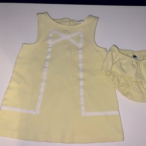 Pale Yellow Janie and Jack Spring Easter Dress